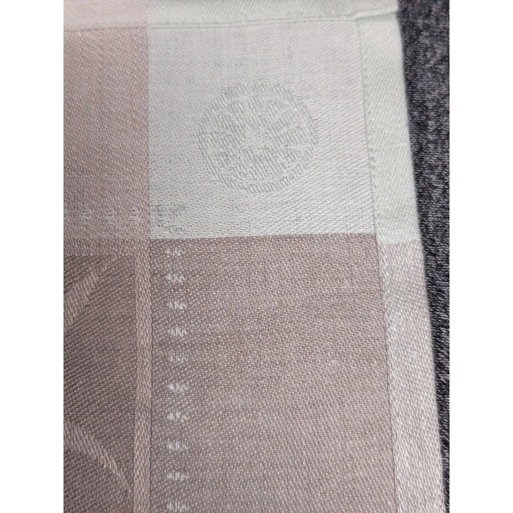 Le Jacquard Francais Venezia 4 Placemats Ash Beige Linen Made in France 21x15